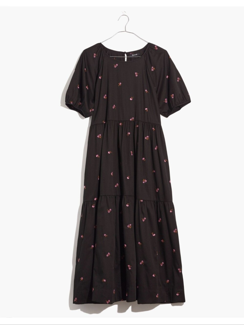 Madewell Cotton Tiered Midi Dress Size M